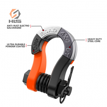 8T Heavy Duty Tiger Tooth Split Shackle set